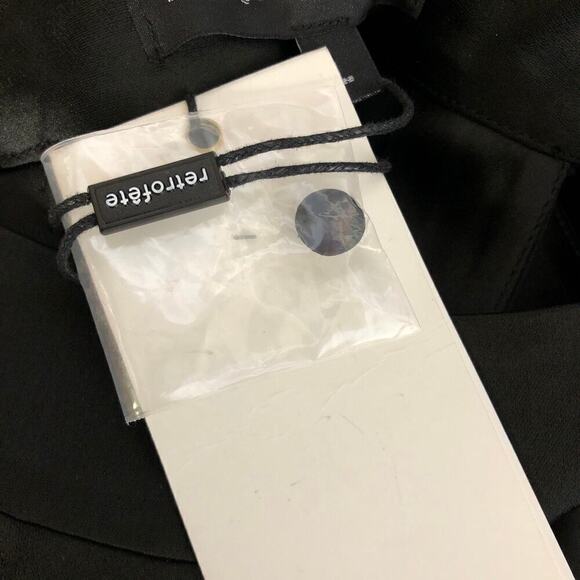 Retrofete Sab Dress Halter Maxi Black NWT L - Picture 11 of 14